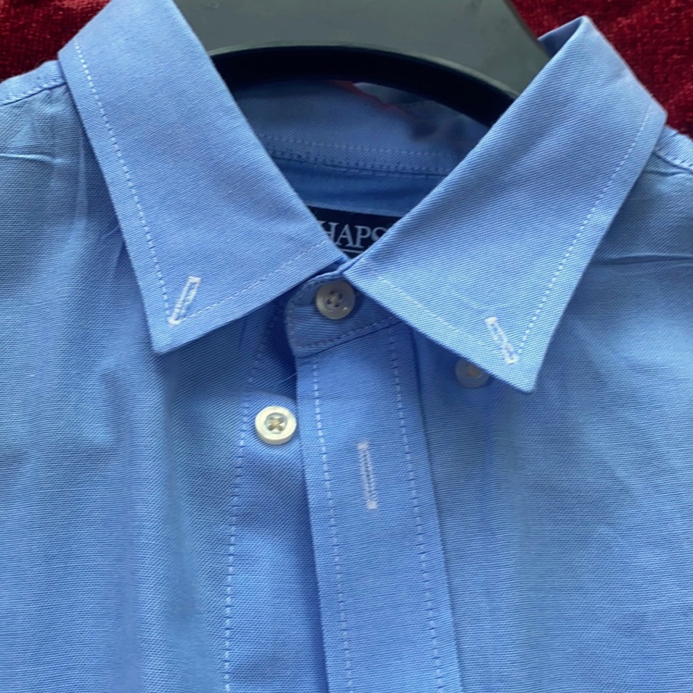 Chaps Ralph Lauren Mens size 20 lt blue Oxford